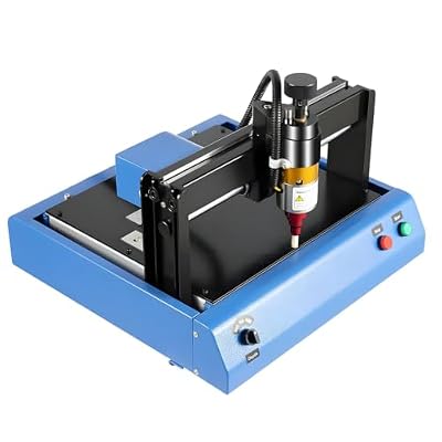 Ymnogjie 400W Electric Marking Machine,Portable Metal Plastic Engraving Machine Desktop Nameplate Tag Marking Tool,0.05-1mm Depth,for Mark Fixed Character Serial Number B