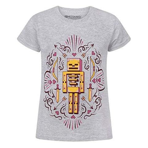 Official Minecraft Skelly Dreams T-Shirt for Girls Cover