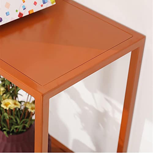 Mesa consola con estantería integrada y estructura compacta para almacenamiento en el pasillo 5