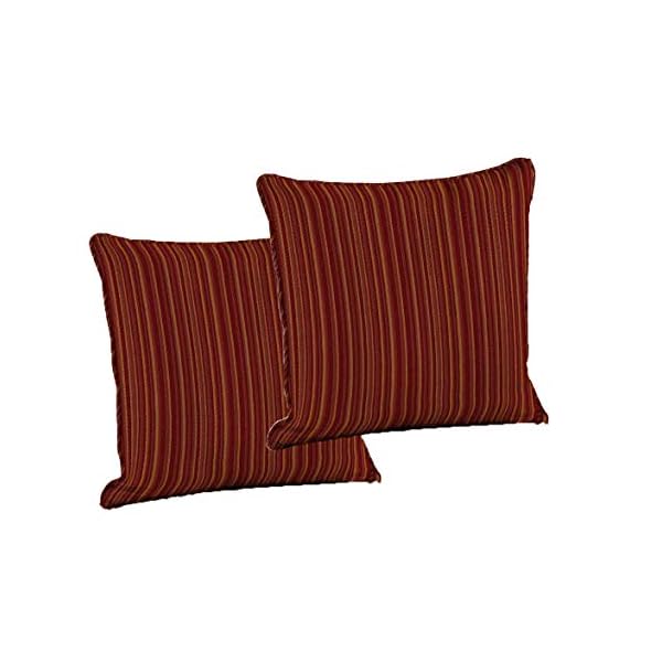 Comfort classics set of 2 indooroutdoor deep seat pillow back with welt 21 x 21 x 5 in polyester harris southwest inc  urban country home decor