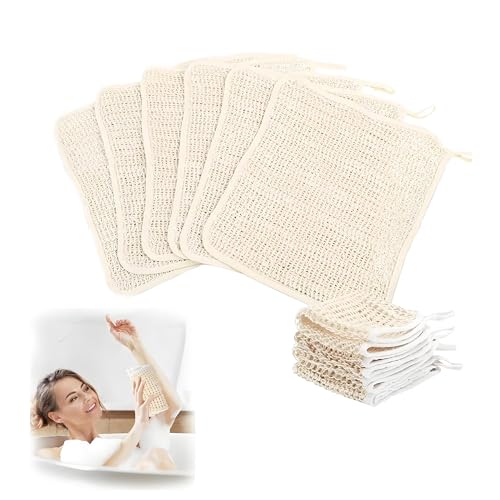 10 Best Hemp Towels for Sustainable Comfort and Style 6 10 pcs Natural Cotton Exfoliating Scrub Towels