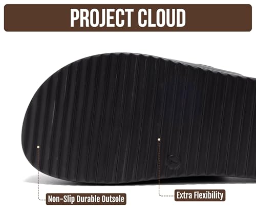 Image of Project Cloud Platform Sandals Women - Plush & Soft Insole Wedge Slides for Women Footwear - Beach Essential Wedge Sandals for Women 2026 (Softy)