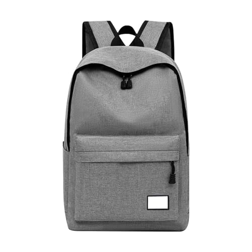 Laptop College Backpack For Women Men Bookbag With Computer Compartment Lightweight Book Bag For with (Grey, One Size)