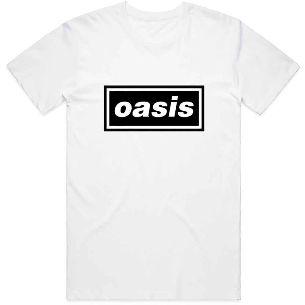 Amazon.com: Oasis 'Classic Logo' (White) T-Shirt (Small