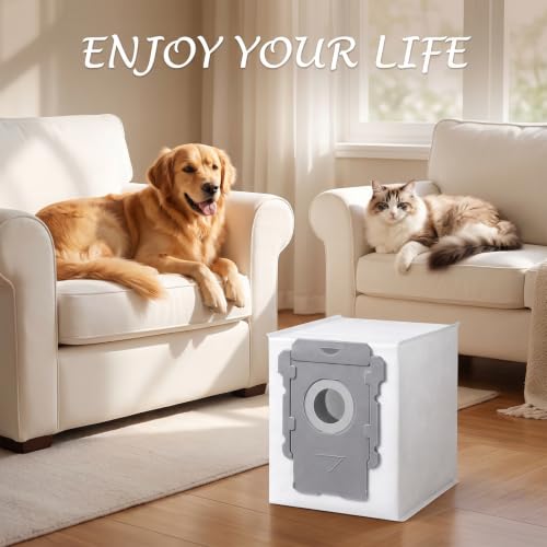 Image of 6 Pack Vacuum Bags for iRobot Roomba I /J /S Series &100-700 Combo Robot Vac | Compatible with i1+, i3+, i4+, i5+, i7+, i8+, j8+, j9+, s9 105 405 505 705 Combo, All Clean Base Automatic Dirt Disposal Bags