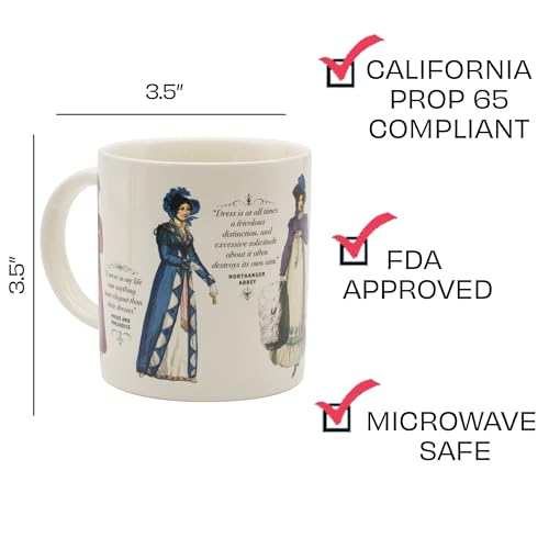 Taza Cerámica Cambia Color 12 oz Jane Austen miniatura 3