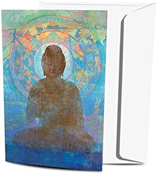 Tree-Free Greetings Eco-Friendly Buddha-Themed Notecard Set With Envelopes, Made In - View #7