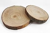 astscheibe dekorieren Naturprodukt - Farb- und Größenabweichungen bzw. Unregelmäßigkeiten möglich!