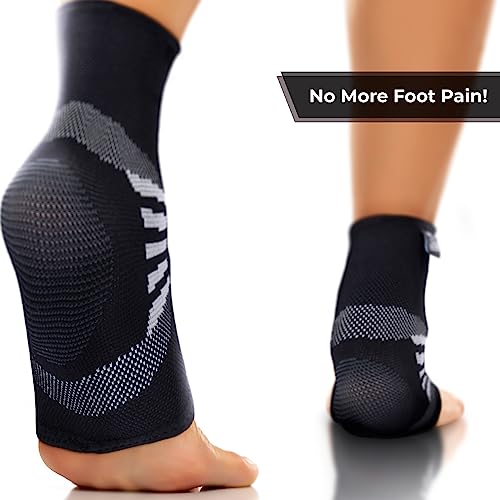 Image of Ankle Compression Sleeve - Ankle Support for Women & Men | Compression Sleeve for Achilles Tendon Support, Ankle Stability, Running, Training, Fitness & Daily Wear