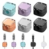 LACHT 6 Clips Magnéticos Sujeta Cables, Carga (5 Colores)