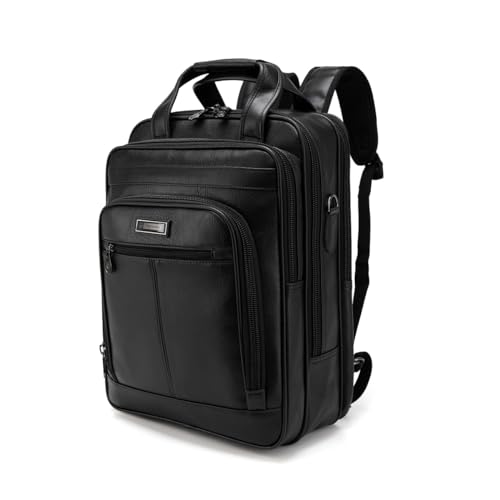 Bolsa Notebook Executiva Preta Pasta Mochila Elegante Couro