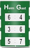 achilles Tennis Spielstand Anzeigetafel L, Spielstandanzeige, professionelle Tennistafel, Indoor-Outdoor, 60x90cm, 1 Stück