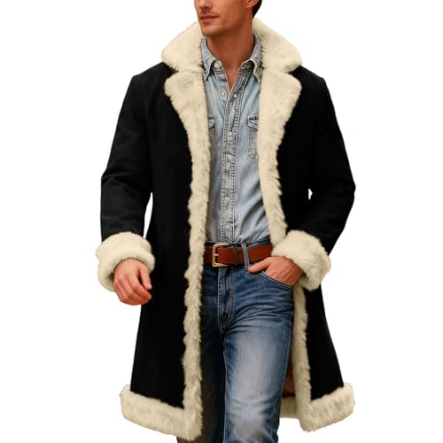 Abrigo de invierno, anorak liso para clima cálido, acogedora chaqueta de invierno para uso diario, interior y exterior, Negro , S