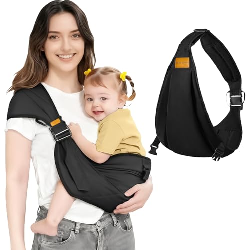Pearyaest Baby Carrier Toddler Sling,Upgraded Dual Protection & Widened Shoulder Strap Ergonomic Baby Carrier, Adjustable, for Toddlers 3-18KG, Lightweight for Travel, Shopping, and Daily Use