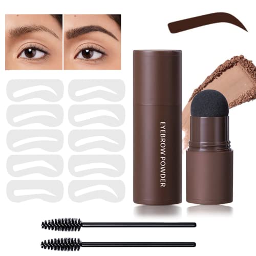 Fashion Base Eyebrow Stencil Kit, Eyebrow Stamp Stencil Kit