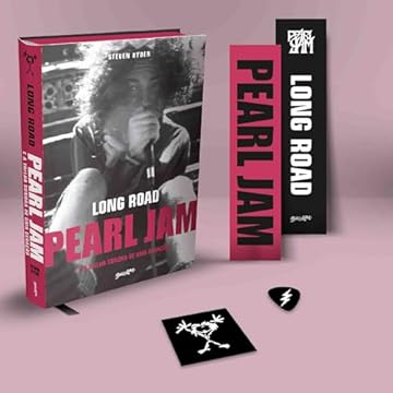 Capa do livro Long Road: Pearl Jam e a trilha sonora de uma geração (Edição em capa dura com brindes)