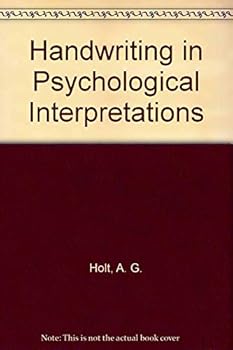 Hardcover Handwriting in Psychological Interpretations Book