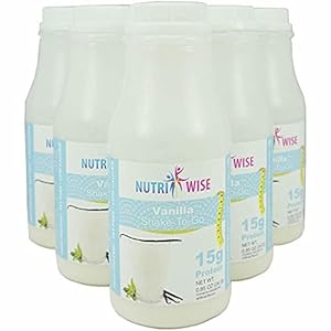 NutriWise – Vanilla High Protein Diet Shake (6/bottles)