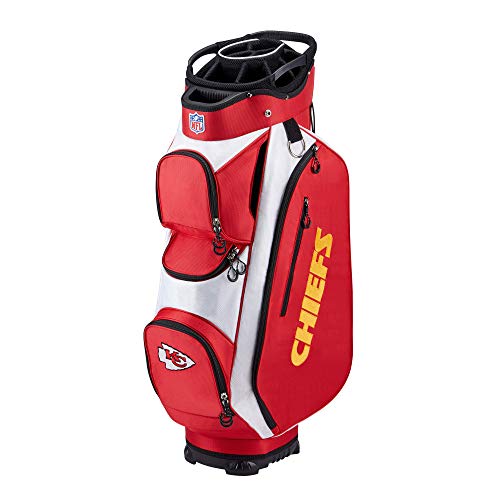 Wilson NFL Golf Bag Cart, Kansas City, Red, 2020 Model