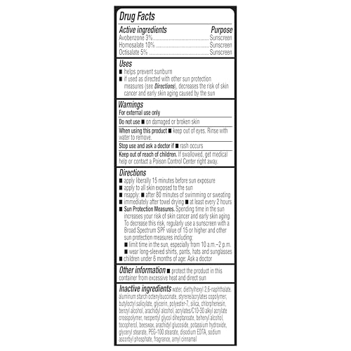 Amazon Basics Sport Sunscreen Lotion SPF 30, Water Resistant (80min), Formulated without Octinoxate & Oxybenzone, Broad Spectrum UVA/UVB Protection, 8 Fluid Ounce - Image 5