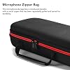 Microphone Storage Box, Sponge Filling Shockproof Drop Proof EVA Zipper Bag Wireless Microphone Case Large Capacity Hard Travel Case #3