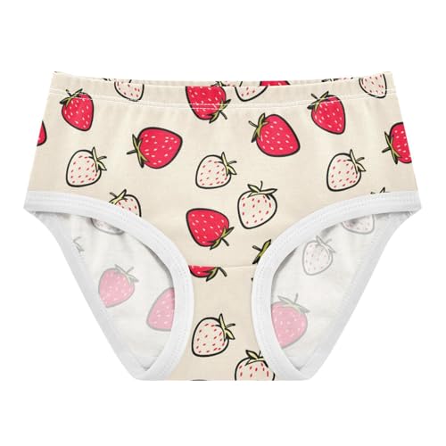 Girls' Underwear Fruit Strawberry Toddle Brief Panties 2302009