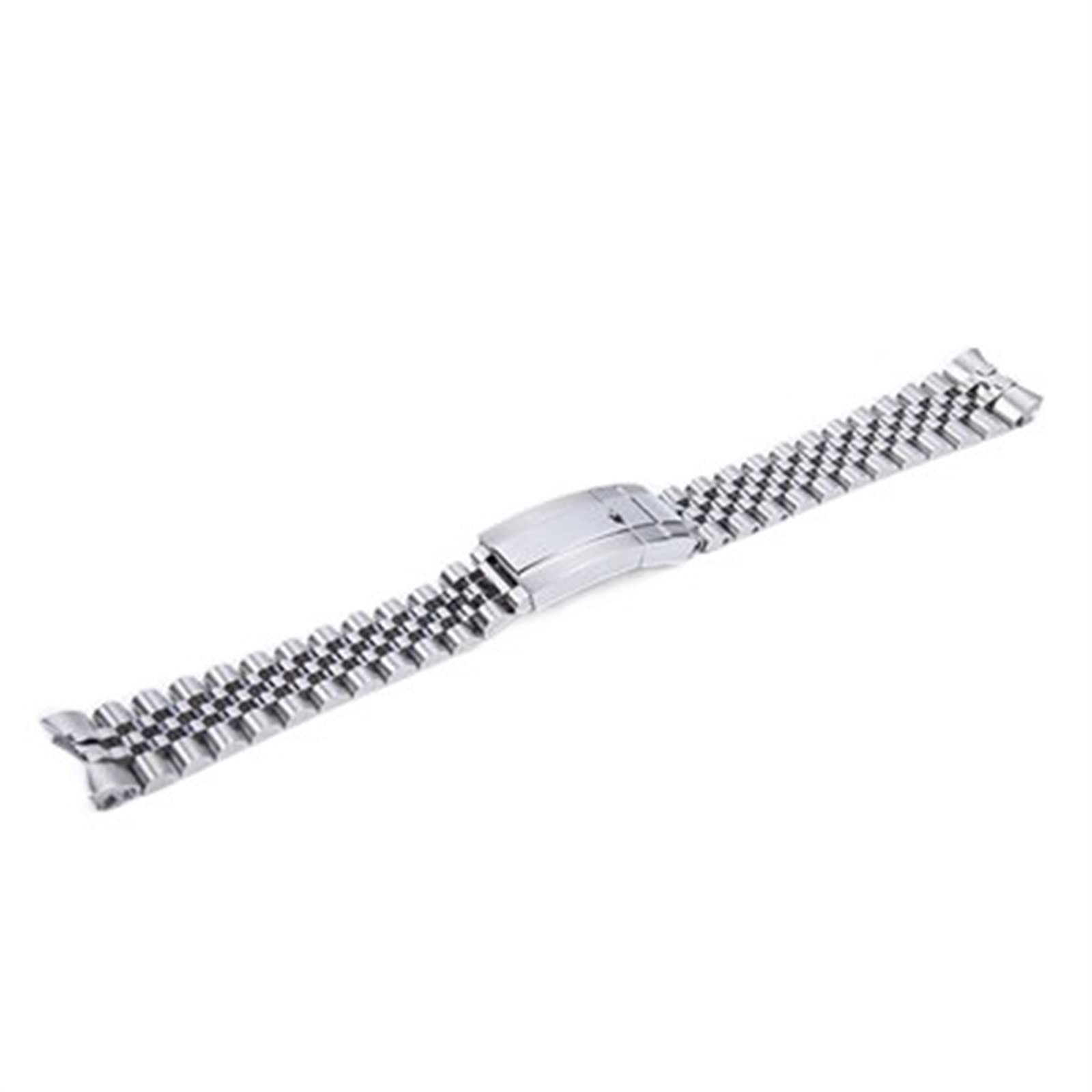 XMKT 20 mm masywna bransoletka ze stali nierdzewnej do zegarka Role X Datejust bransoletka męska, składana klamra, logo