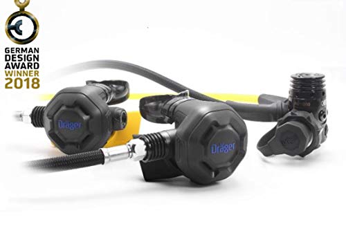 Dräger Secor 7000 First Stage Regulator, Pressure Reducer Yoke-Connector (232 Bar / 3300 Psi), En250 Approved, 3 Hp Ports & 5 Mp Ports, Cold Water Resistant Diving Regulator, Easy To Use #TOP5