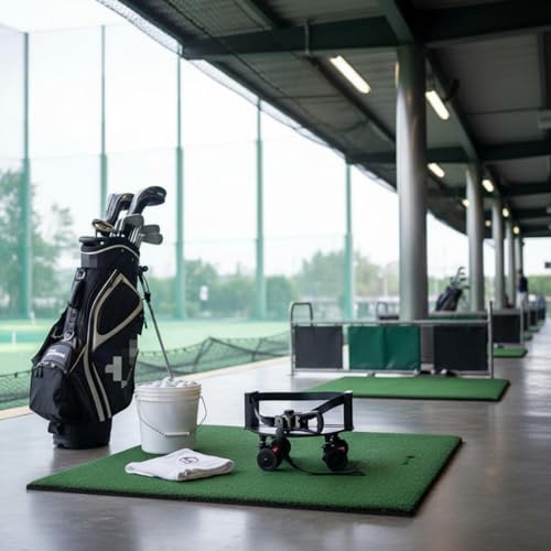Soporte de equipos de golf para solucionar el desorden de bolsas 2