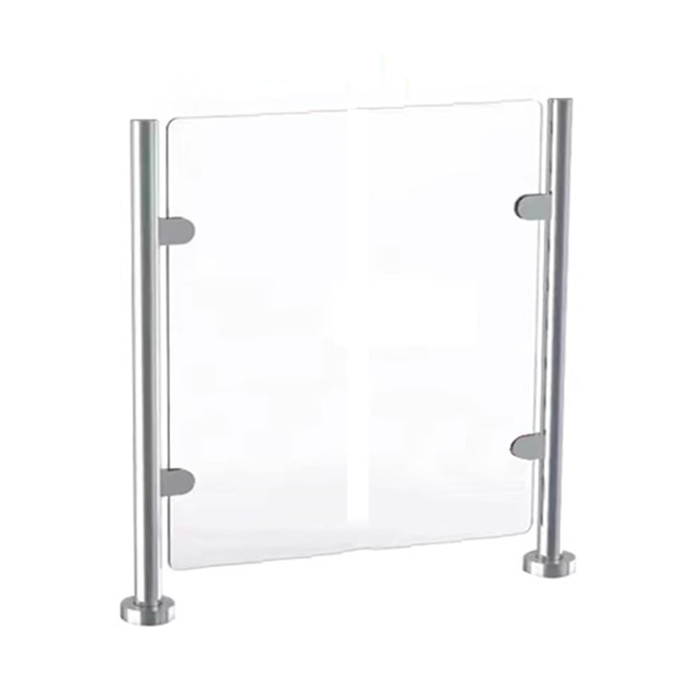 Uniwersalna akrylowa barykada bezpieczeństwa do supermarketów i biur 89 x 70 cm metalowa brama wejściowa drzwi ogrodzeniowe do bibliotek i magazynów