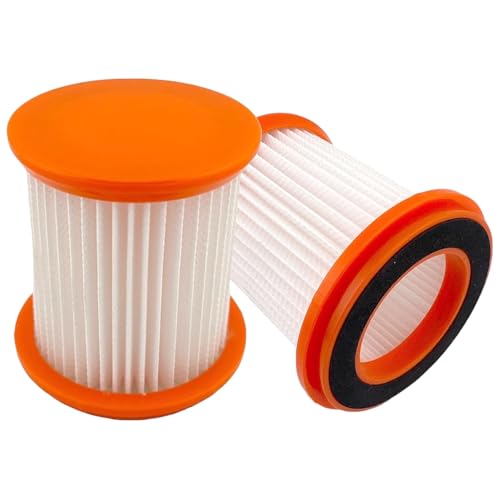 SCREENTRONICS One Hole HEPA Filter Compatible Replacement for MOOSOO X6 XL-618A XL-618pro Cordless Stick Vacuum Cleaner (2 Pack)