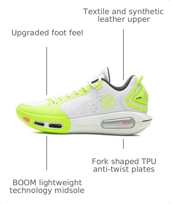 Image of LI-NING Wade Shadow 7 Men's Basketball On-Court Shoes Lightweight Rebound Anti-Slip Professional Sneakers for Training Sports Daily Wear