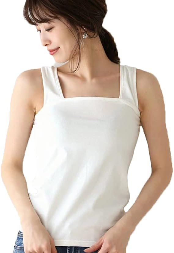 Amazon Co Jp タンクトップ レディース ロングタンクトップ レイヤードtシャツ トップス レディース レイヤードトップス 重ね着 レイヤード コーデ ファッション
