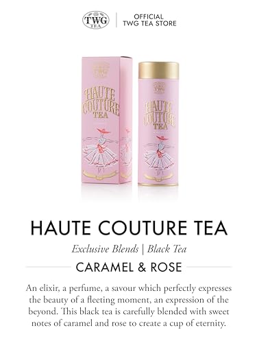 Image of TWG Tea | Haute Couture Tea | Black Tea | Caramel & Rose | Haute Couture Tin, 100g | Gift Set