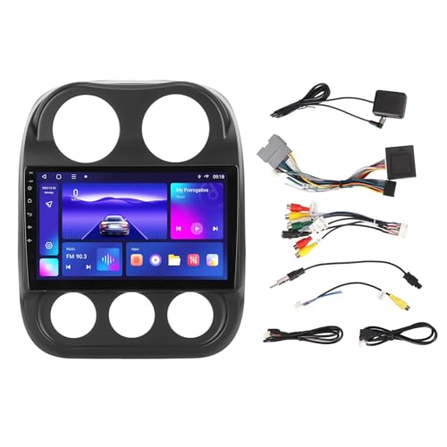 Brilluxa para Android 12 Radio de Coche estéreo 10.1 Pulgadas Pantalla táctil estéreo de Coche con Wi Fi para CarPlay para Android Auto con Bluetooth GPS Wi Fi Sistemas Multimedia