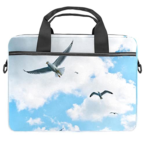 Sac à bandoulière pour ordinateur 13 à 14.5 pouces Gulls Clouds multicolore