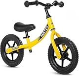 Sawyer Bikes - Bicicleta Sin Pedales Ultraligera - Niños 2, 3, 4 y 5 años (Amarillo)