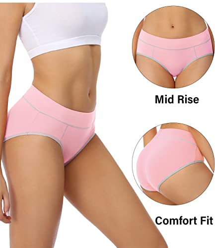 wirarpa-Bragas-Mujer-Cintura-Midi-Algodon-Braguitas-Pack-de-5