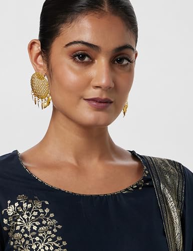 Image of BIBA Women Biba Women Cotton Straight Printed Suit Set
