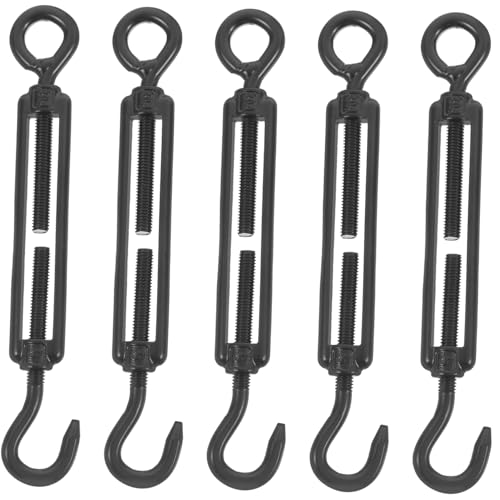 5 piezas de tensores ajustables de acero inoxidable para tensión de cables, robustos para proyectos DIY y aseguramiento miniatura 1