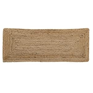 Madhu International Natural Jute Runner 14x36 Madhu International Natural Jute Runner 14×36