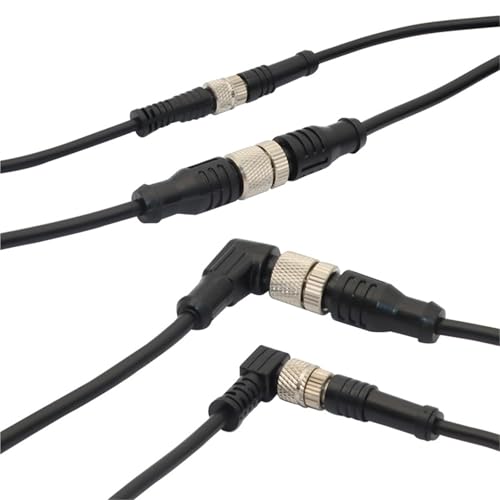Connecteur de capteur M8 4 broches mâle en PVC haute densité de 5m