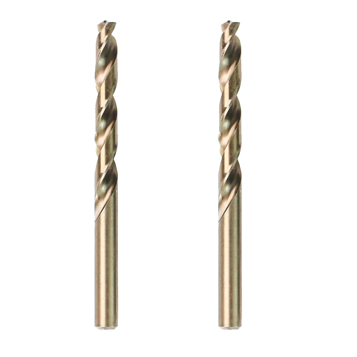 2Pcs M35 HSS Cobalt Jobber Drill Bits, Metal Twist Drill Bit for Drilling Stainless Steel Copper Wood Plastic Aluminum (7mm)
