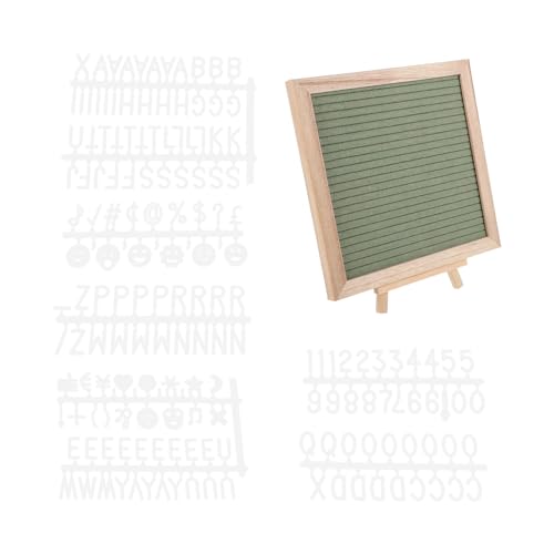 GRIRIW Tableau Lettres Bois avec Lettres Alphabet Bois Panneau Message Stable pour Bureau et Maison Décoration Simple et Polyvalente