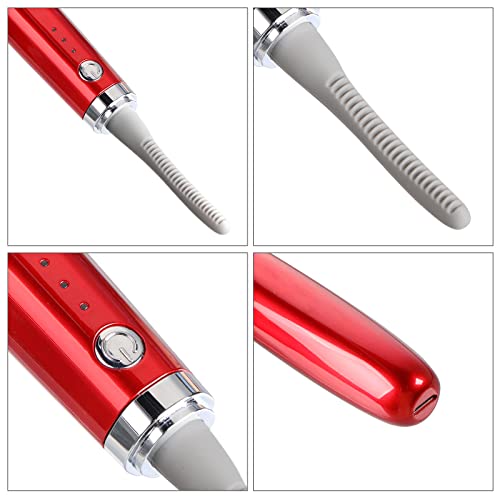 Heated Eyelash Curler, Rechargeable Comb Eyelash Curler Quick Natural Curling 24H Long-Lasting Curling, 3 Temperature Modes, Eye Beauty Makeup Tools Lb000257-2 #TOP3