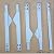 5pc - Shutter Clearview Joiner White (3 1/2" Long)
