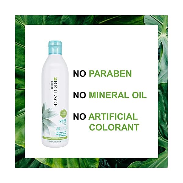 Biolage Styling Gelée | Firm Hold That Adds Body, Shine & Control | For All Hair Types | Paraben-Free | Vegan | 16.9 fl. oz. | 16.9 Fl. Oz