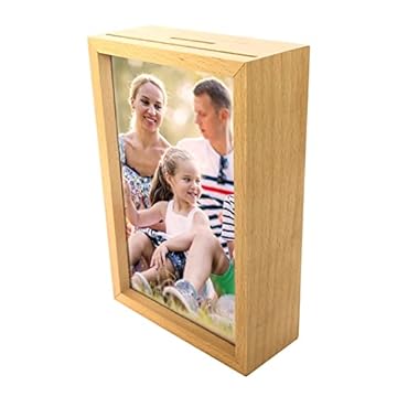 RoxNvm Salvadanaio Bambini, Portafoto Salvadanaio, Regalo Salvadanaio 3D, per conservare Soldi e Foto, Ottima Decorazione della Stanza per Ragazzi e Ragazze