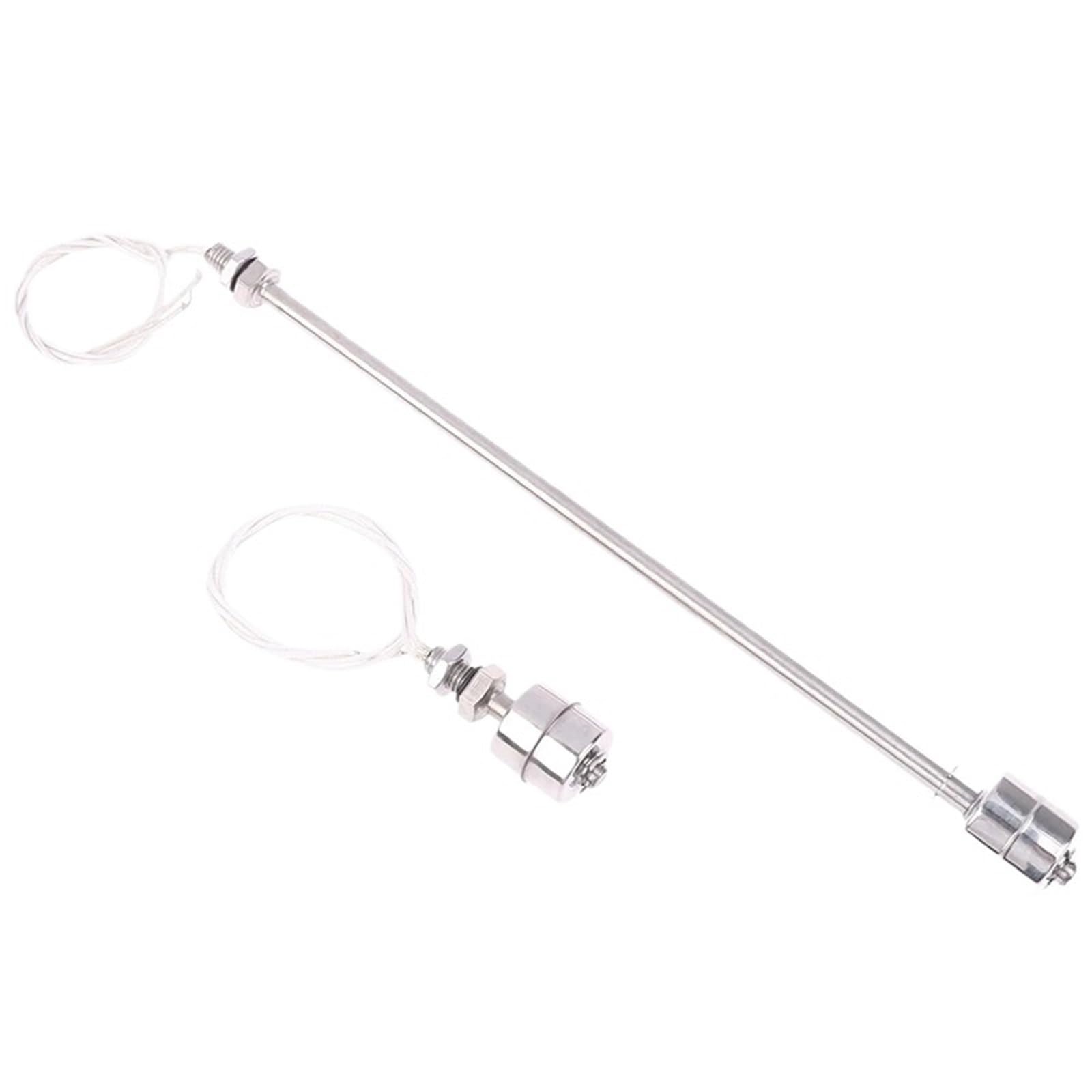 Interruptor de flotador de acero inoxidable, sensor de nivel de agua líquida for tanque, interruptor de doble bola, sensores de flujo for piscina y flotador.(350MM)