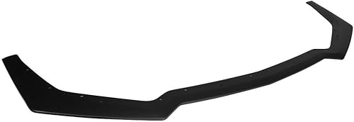 IKON MOTORSPORTS, Borde de parachoques delantero compatible solo con Ford Mustang GT 2018-2023, cenefa divisora de alerón de barbilla baja,